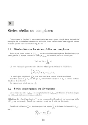 cours complet des series reelles Book