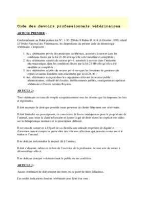 code des devoirs Book