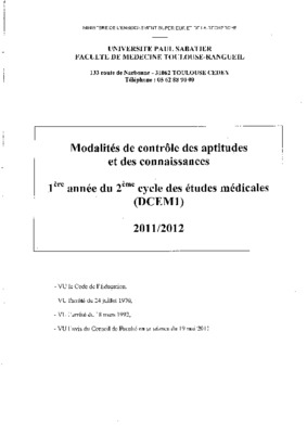 resultat medecine paul sabatier Book