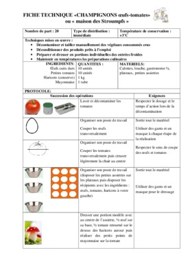 champignons fiche technique Book