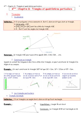 triangles particuliers cm2 Book