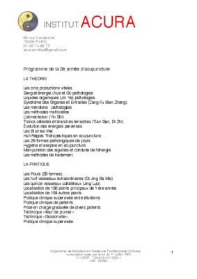 programme 2 eme annee tct Book