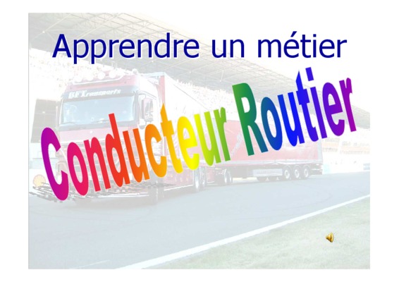 conducteur routier de marchandise sur porteur Book