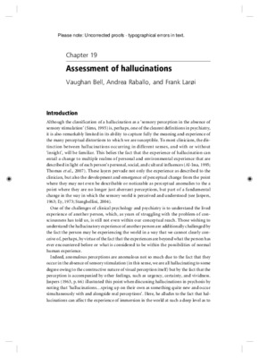 hallucinations Book