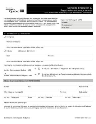 camionnage Book
