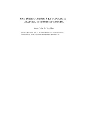 surfaces topologie Book
