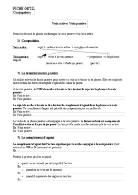 fiche outil conjugaison Book
