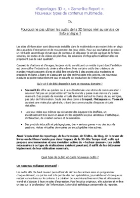 report a nouveaux Book