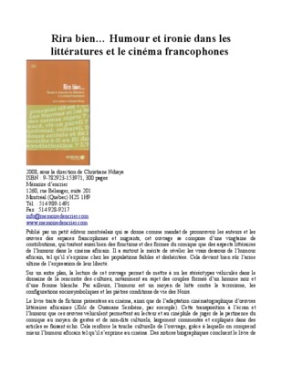 candide humour ironie Book