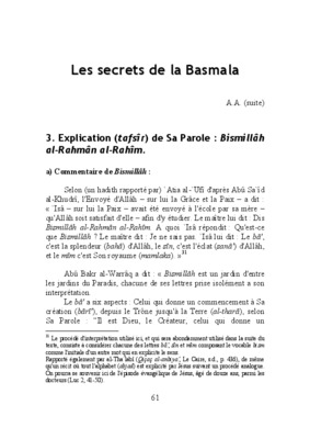 secrets de basmala Book