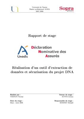 rapport de stage surla conception d_un systaime de collecte et extraction d_informations et donnees Book