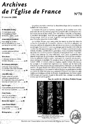 annuaire des archivistes diocesains Book
