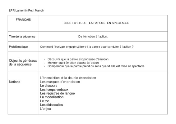 definition enonciation Book