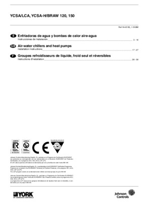 commande york ycsa Book