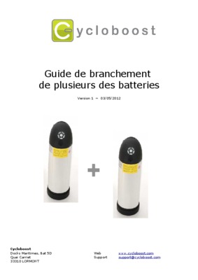 branchement des batteries Book