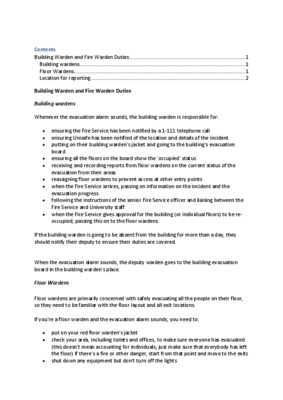 warden Book