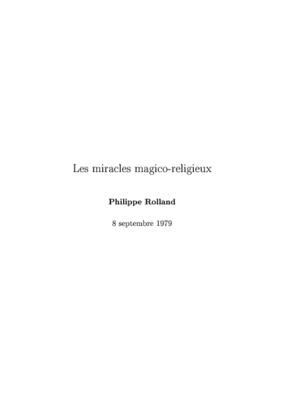 magico religieux Book