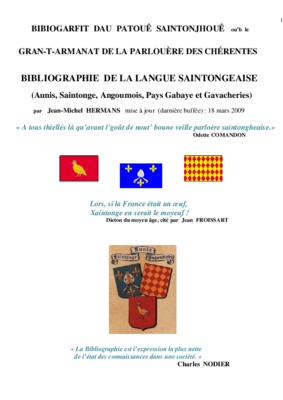 saintongeaise Book
