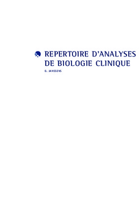 departement de biologie de l_ucad Book