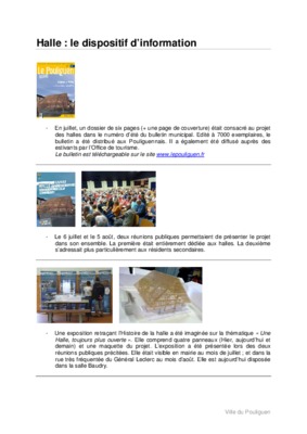 bulletin des halles Book