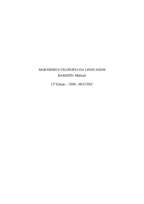 bakhtin Book