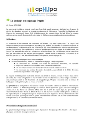le sujet fragile Book