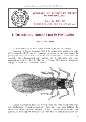 phylloxera Book