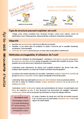 photolangage des adolescent Book