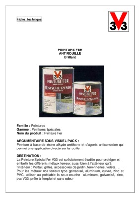 peinture fer 3v3 Book