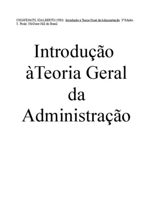 livro idalberto chiavenato gestao cultura Book