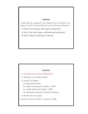 cahier de charge avant merise Book