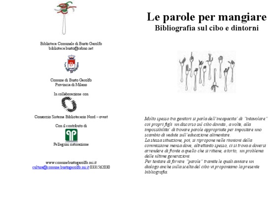 mangiare Book