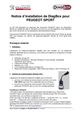 notice diagbox Book