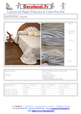 coton polyester Book