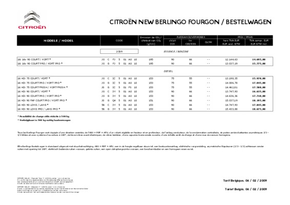 citroen berlingo 1 8 d fourgon Book