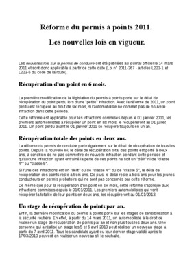 de nouvelles lois 2011 Book