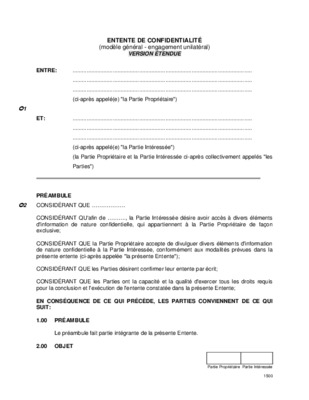 modele de clause de confidentialite Book
