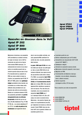 raccordement portier tiptel Book