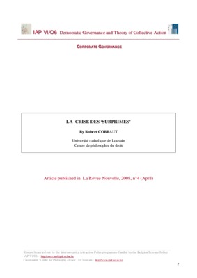les banques centrales et la crise des subprimes Book