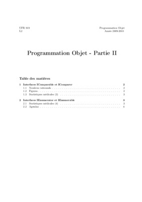 corriger programmation objet partie i structures de contrale Book