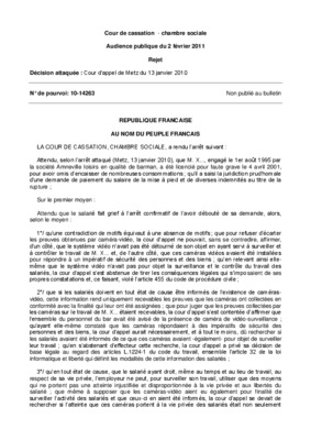 chambre sociale 12 fevrier 2008 Book