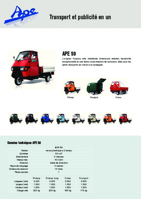 piaggio porter 1994 Book