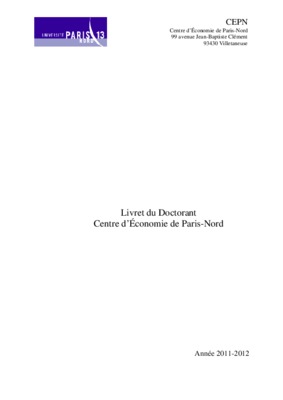 paris xiii Book