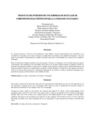 proyecto de inversion Book