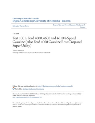 notice ford 4610 Book