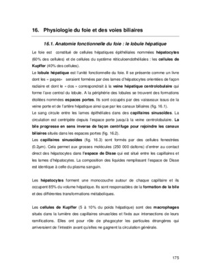 physiologie du foie des rats Book