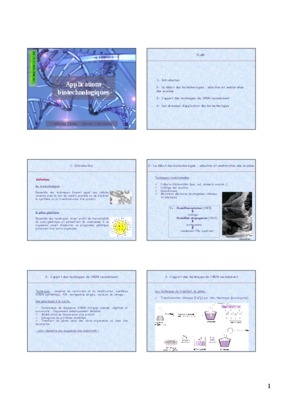 biotechnologiques Book