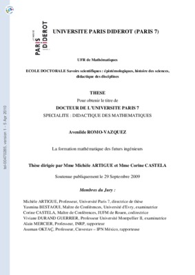 mathematique a l_usage des ingenieurs Book