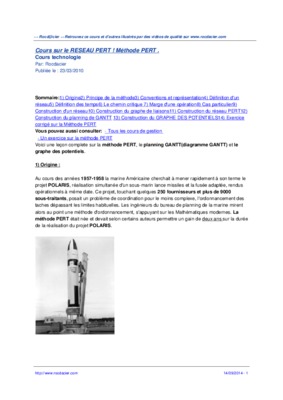 cours de pert listes des fichiers pdf cours de pert Book