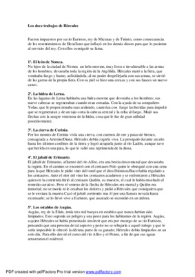 los doce trabajos de hercules Book